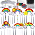 thumbnail image 1 of Kit de manualidades Rainbow Suncatcher Winlyn con pintura para niños, 24 juegos, 1 of 9