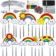 thumbnail image 1 of Kit de manualidades Rainbow Suncatcher Winlyn con pintura para niños, 24 juegos, 1 of 9