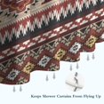 thumbnail image 6 of Pink Boho Tribal Diamonds and Triangles Pattern Shower Curtain 36"x72" ,Bathroom Decorative Shower Curtains Set with 12 Hooks,Modern Waterproof Washable Shower Curtain, 6 of 6