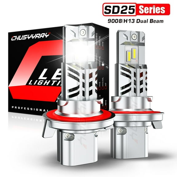 For Nissan Sentra 2004-2012 2Pcs 6500K LED Headlights High/ Low Light Bulbs