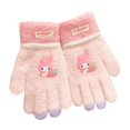 thumbnail image 5 of Guantes de invierno para niños con dibujos animados Kulomi Plus, juego de dedos de terciopelo cálidos y gruesos para bebés, juego de cinco dedos Sanrio para niños y niñas, 5 of 5