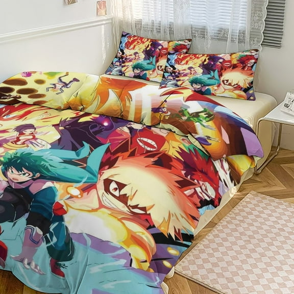 My Hero Academia Luxury Dual-Sided Bedding Set | Heavyweight, Ultra Soft & Vibrantly Printed