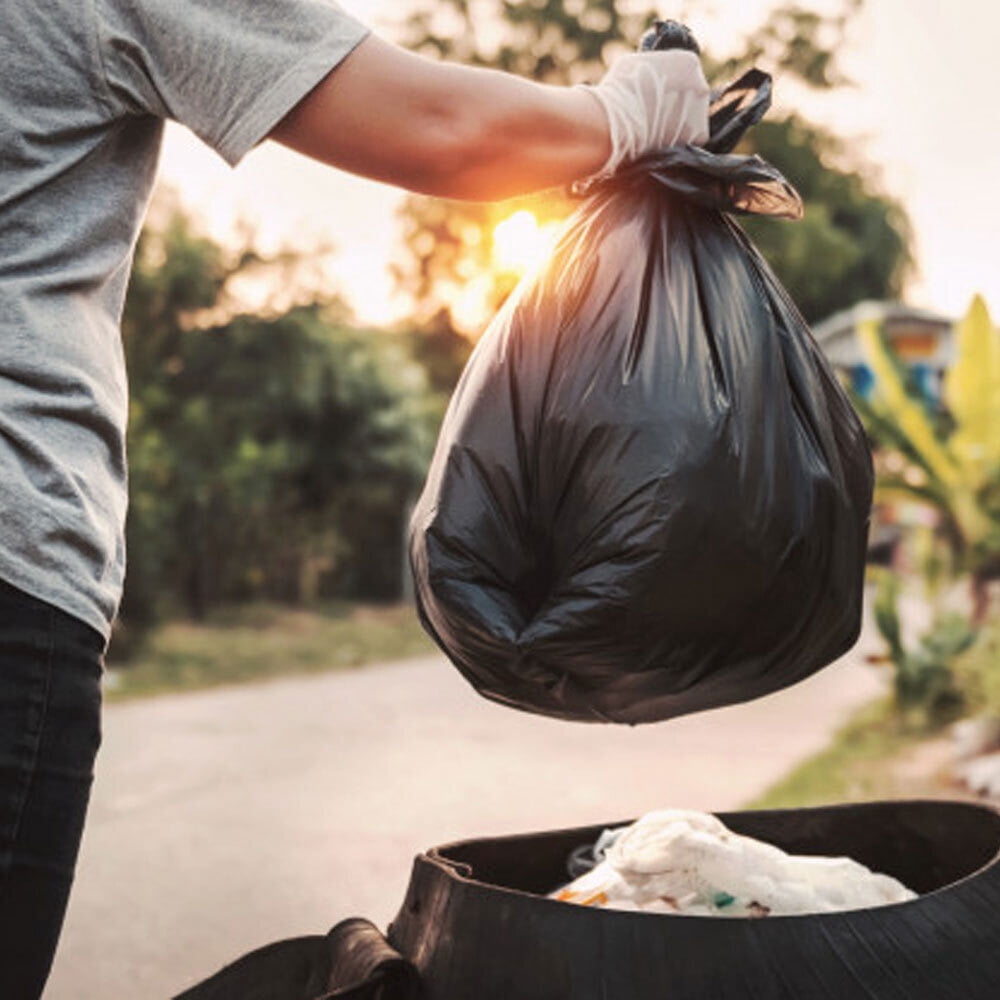 42 Gallon 1.5 mil, Strong Trash Bags, MADE IN USA, Low Density, 37 X 43 42gal 1.5mil (100 Bags)
