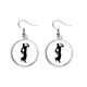 thumbnail image 1 of Folk Dance Performance Dancer Pendientes pendientes de plata colgantes joyas señora Unbranded M, 1 of 3