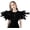 Style-2, variant on Handmade Natural Feather Cape – Adjustable Satin Ribbon & Luxurious Layered Design for Club Parties, Dance Events & Festive Celebrations