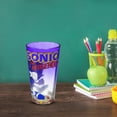 thumbnail image 3 of Sonic the Hedgehog Pint Drinking Glass Set of 1 | 16 Oz Glass | Official Licensed By Just Funky, 3 of 4
