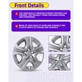 thumbnail image 2 of 4PCS/Set,17" Steel Hubcaps Compatible with 2013 2014 2015 2016 2017 2018 Toyota Rav4,Snap-on Installation with Retention Rings,Lacquer, 2 of 7