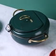 thumbnail image 4 of Sywqhk Olla Freidora Olla Tempura De Acero Inoxidable Con Termómetro (24cm Verde) Sywqhk Para estrenar, 4 of 9