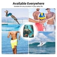 thumbnail image 6 of Uemuo Underwater Swimming Guinea Pig Pattern Mens Swim Trunks Quick Dry Board Shorts with Mesh Lining, Stretch Beach Shorts Quick Dry No-Chafing Board Shorts-Large, 6 of 9
