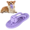 thumbnail image 2 of Pet Boot, Cotton Rope Dog Chew Toy Slipper, Candy Colored Braided Rope Chew for Teeth Cleaning, Puppy Teething Toys for Small Medium Dogs, 2 of 7