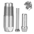 thumbnail image 4 of Tetina de agua automática, 10 piezas de acero inoxidable para pollo, tetina de agua de acero inoxidable, tetina para beber pollo, diseño exquisito, 4 of 12