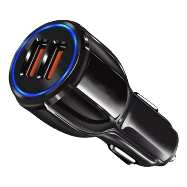 Adaptador de cargador de coche Dual USB QC3.0 Carga rápida Inteligente Universal 12V-24V para teléfono Tablet