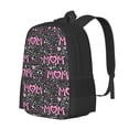 thumbnail image 2 of Daiia Lovely Mom Ever Backpack for Men and Women -Durable Backpack Large Capacity, Water-Resistant Bag with Adjustable Straps and Laptop Compartment, 2 of 9