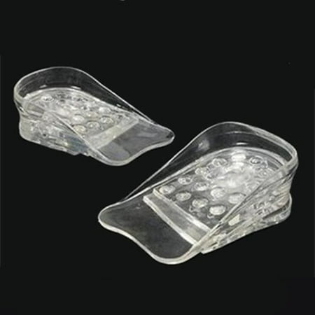 Shoe Pad Inserts Topeakmart Woman Detachable 5 Layers Heel Lift Shoes Increase Insert Insole Pads 2.5 cm Clear Pair ()