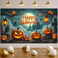 thumbnail image 2 of Pumpkin Decoration Happy Halloween Outdoor Decoration Haunted House for Halloween Party Outdoor Event Autumn Celebration, 2 of 9