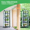 thumbnail image 3 of Ohuhu Mini Greenhouse for Indoor Outdoor, Small Plastic Plant Green House with Locking Wheels Portable Greenhouses with Durable Cover for S, 3 of 8