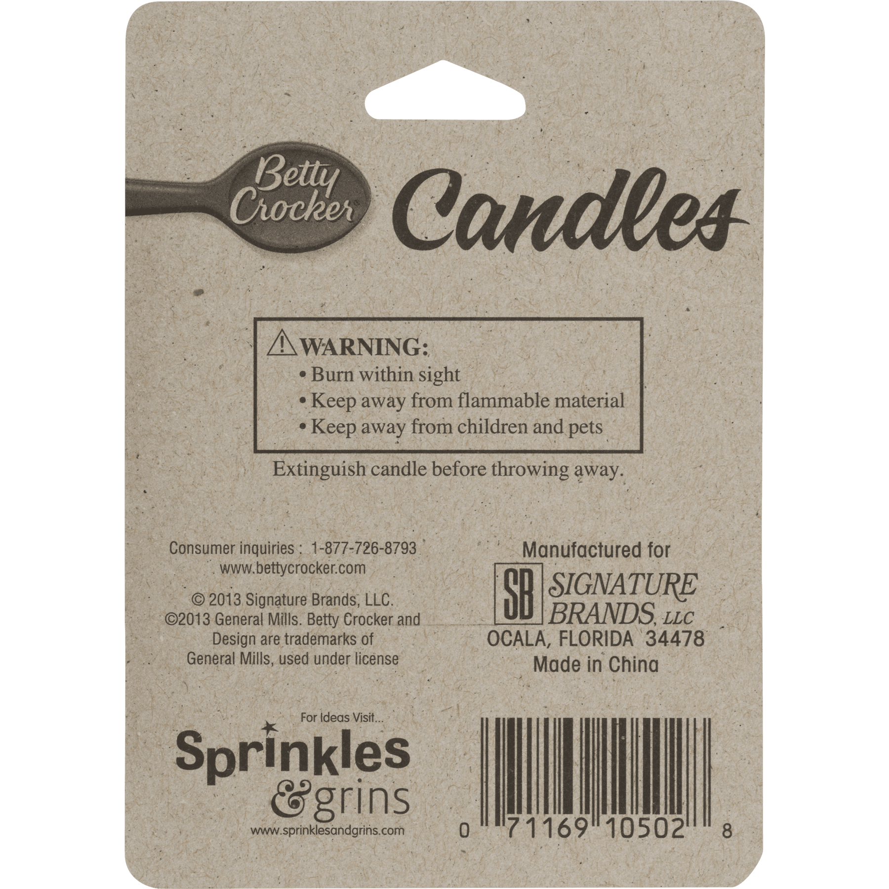 Betty Crocker Pencil Candle 24 Count Walmart Com Walmart Com
