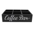 thumbnail image 2 of Coffee Station Organizer, Coffee Bar Organizer Countertop Coffee Pods Holder Coffee Station Storage Box with Divider for Countertop Farmhouse, 2 of 7