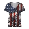 thumbnail image 4 of IROINNID Short Sleeve T-Shirt For Women Fashion Casual V-Neck Women Tops, 4 of 4