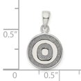 thumbnail image 2 of 925 Sterling Silver Dainty Letter O Initial Name Monogram Inital Circle Necklace Charm Pendant, 2 of 6