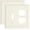 Light Almond, variant on Superior Hub 2-Pack Double Toggle Light Switch Cover Plate, Durable Natural Bamboo Fiber Decorative Switch Plate Covers, Light Almond 2 Gang Wall Plate, Corrosion Resistant