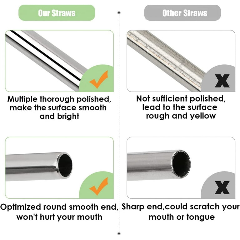 Eco Friendly Colored Reusable Aluminum Metal Drinking Straw