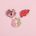 thumbnail image 4 of Broche Médicale Orgue Motif Créatif Badge (Style Rein), 4 of 5