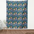 thumbnail image 4 of Ambesonne Tropical Fabric by the Yard Upholstery, Colorful and Exotic Leaf, 1 Yard, Multicolor, 4 of 5