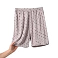 thumbnail image 3 of Bovxnpu Womens Pajama Shorts Sleep Loungewear Bottoms Pajama Shorts Polka Print Cotton Plus Size Pocketed Sleepwear, 3 of 6