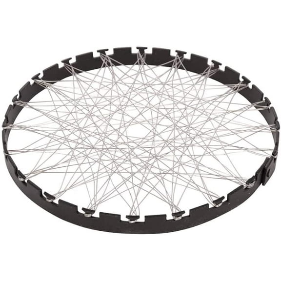 Portable Stainless Steel Barbecue/Tandoor/Grill Round Net, Gas Saver Device, Kitchen Tools, Pack of 1