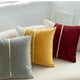 thumbnail image 4 of Advancent Funda de almohada para sofá y silla, funda de cojín con costuras, funda de almohada para oficina, dormitorio, hogar, sala de estar, Hotel, Decoración del hogar Marrón Advancent HA078702-11, 4 of 6