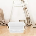 thumbnail image 4 of ABCISI 0.5 Gallon White Paint Bucket with Lid - Square Design Easy Pouring ABS Material Perfect for Home Storage and Paint Container, 4 of 9