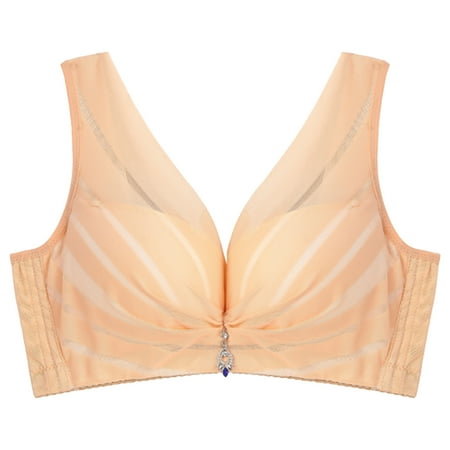 

KDDYLITQ Women s Bralette Lace Comfort Seamless Everyday Wireless Bra Complexion 40