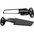 thumbnail image 5 of Enhanced Motorcycle Rearview Mirror Wind Wing: 2pcs Adjustable Rotating Side Mirrors with Wide Viewing Angle, ATV Motorcycle Wing Rearview Mirrors Replacement - Compatible with Ninja, 250, 300, H2, H…, 5 of 5