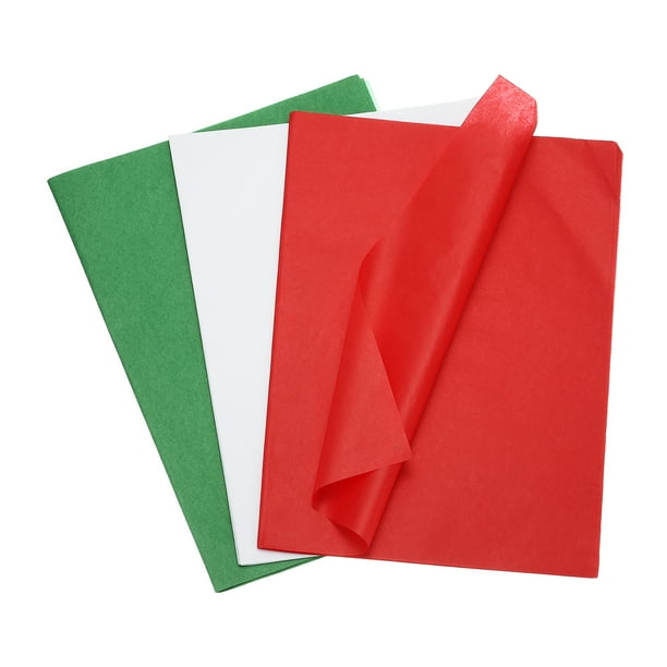 Uxcell 120 Hojas de Papel de Seda de Colores para Regalos, 19.7x13.8" Papel de Envoltura de Colores Asortidos