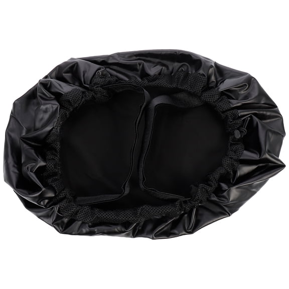 IMIKEYA Stretchy Motorcycle Seat Cover Black Silk Polyester Waterproof Comfortable Protector