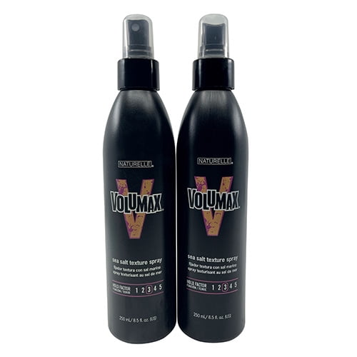 Naturelle Volumax Sea Salt Texture Spray Hold Factor 3 8.5 OZ Set of 2