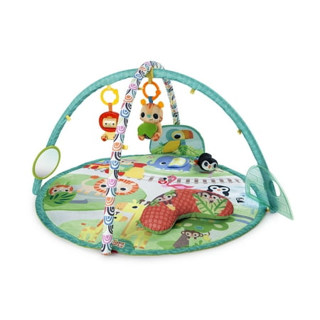Bright Starts Peek A Zoo Activity Gym And Play Mat Ages Newborn