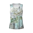 thumbnail image 4 of Fotbe Vintage Rose1 Womens Loose Fit Casual Flowy Slim-Fit Tank Tops Athletic Round Neck Trendy Sleeveless Summer Tops for Gym and Yoga-XX-Large, 4 of 9
