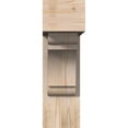 thumbnail image 2 of Ekena Millwork 7 1/2"W x 24"D x 24"H Olympic Block Smooth Bracket w/ Offset Brace, Douglas Fir, 2 of 25