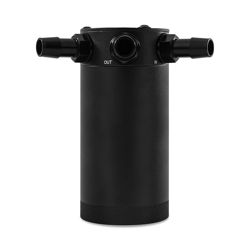 Mishimoto MMBCC-CBTHR-XLBK XL Compact Baffled Oil Catch Can 3-Port