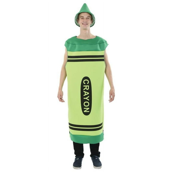 Orion Costumes Green Crayon Adult Costume | One Size Male
