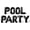 Black, variant on Letter Balloons - POOL PARTY 16" Inch Alphabet Letters Foil Mylar Balloon Bachelorette or Bridal Shower Party Banner (Black)