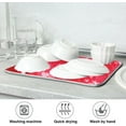 thumbnail image 7 of FREEAMG Blink Love Dish Drying Mat for Kitchen Counter,Super Quick Absorbent Composite Sponge Dish Drying Pad,Heat Resistant Non-Slip Rack Tableware Mat, 16x18 Inch, 7 of 7