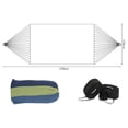 thumbnail image 4 of ODOMY Outdoor Cotton Hammock Multiples 270 x 150 cm， Load Capacity up to 200 kg Portable with Carrying Bag for Patio Yard Garden, 4 of 11
