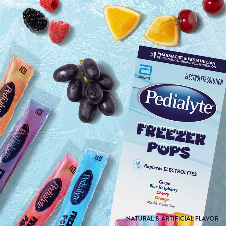 Pedialyte Electrolyte Solution Freezer Pops, Variety Pack, 16 Count photo 5