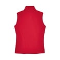 thumbnail image 5 of CORE365 CE701W Women's Cruise Two-Layer Fleece Bonded Soft Shell Vest-Classic Red-3XL, 5 of 5