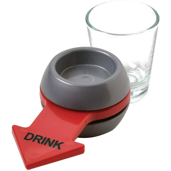 Shot Spinner Drinking Game for Adults Classic Party Game with Shot Glass