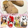 thumbnail image 4 of Hello Kitty Slippers for Women Cartoon Suede Clogs Non-Slip Cute House Shoes for Indoor Outdoor Traveling Birthday Gift,Style 2,9, 4 of 5