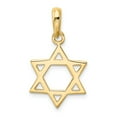 thumbnail image 3 of 14K Yellow Gold Charm Pendant Themed 26 mm 15 Star Of David, 3 of 4